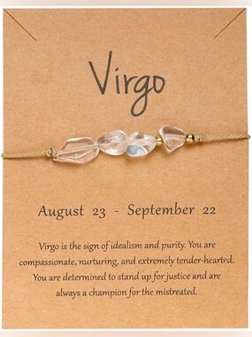 Virgo Zodiac Beaded Bracelet ♍️
